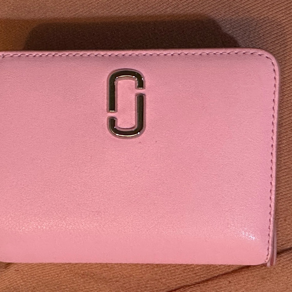 Marc Jacobs fluro candy pink wallet